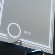 LUDA LED prostokątne 60x80cm Magia Canto Touch System