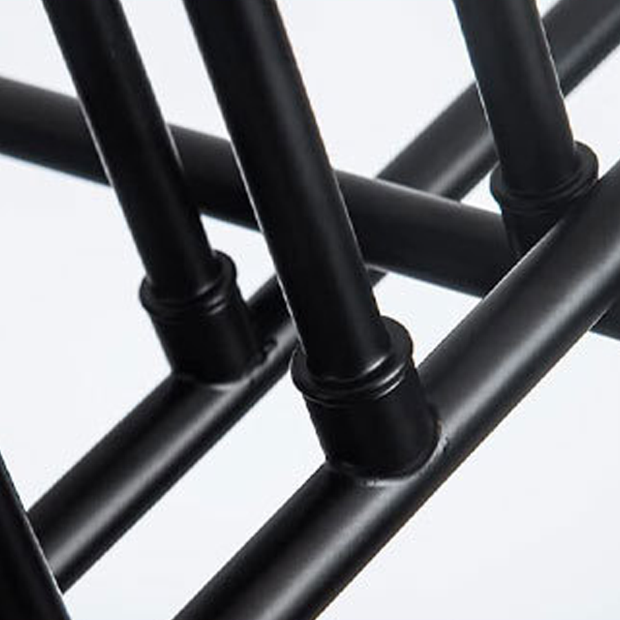 Modernistyczny żyrandol Octa 8, 8x E27, czarny, nowoczesny design