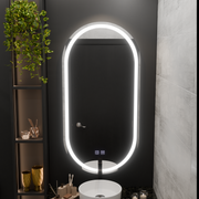LUD LED Oval 50x100cm Velara Touch System Darkable Dismanting