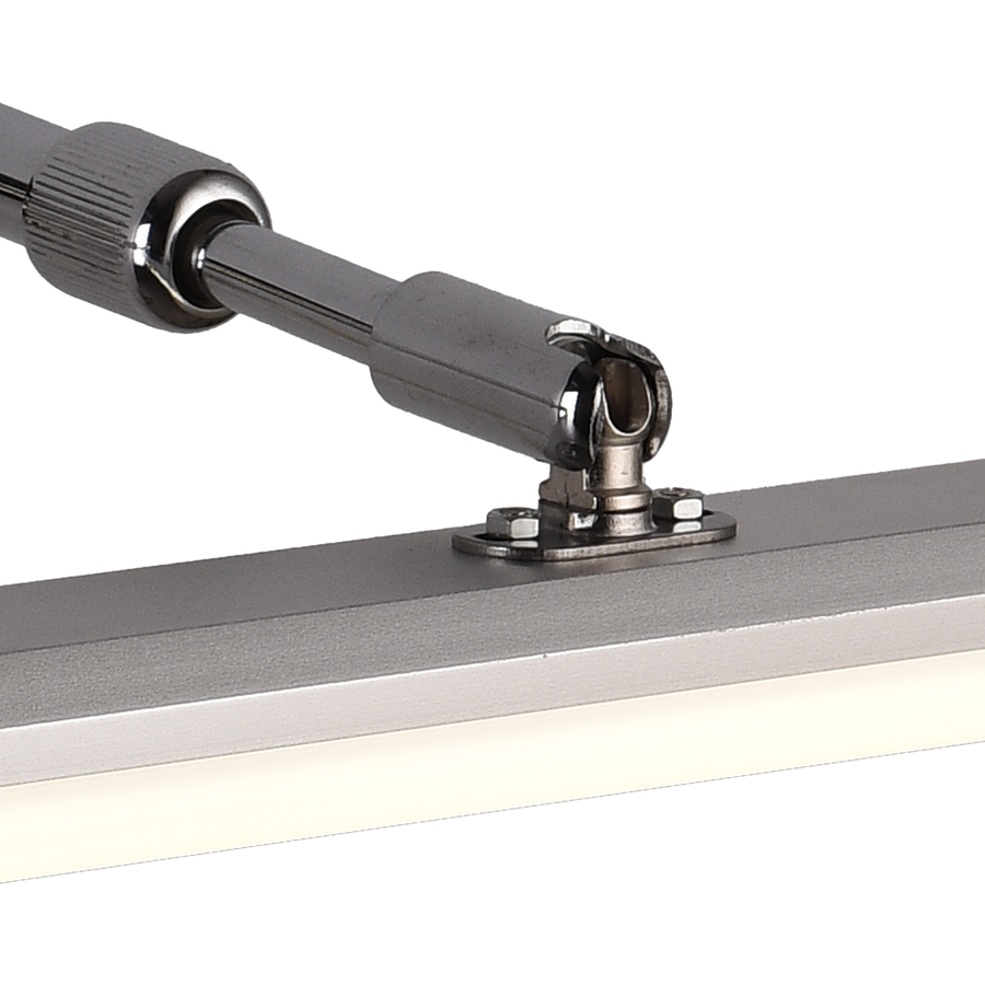 Łazienkowy kinkiet LED, BALATON, 11W, liniowy, światło neutralne, chrom błyszczący