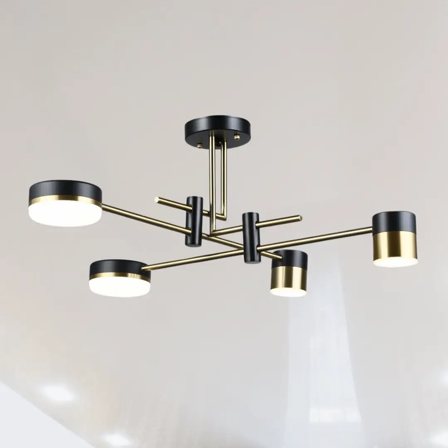 Żyrandol LED Palius 48W czarny