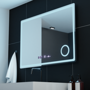 LUDA LED prostokątna 90x60cm Bellezza Riflesso Puro Motionglow Marcello DismanT -Clock System rozprzestrzeniania zegara