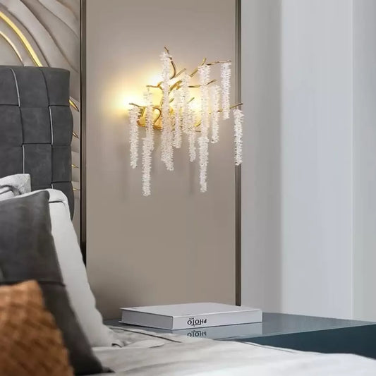 Chandler Crystal Kinkiet 3x G9 Złoty