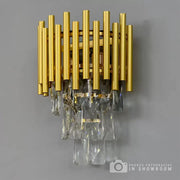 Lampa Cristal Izabella 2x E14 Złota