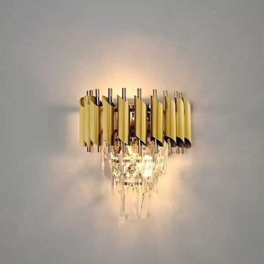 Lampa Cristal Roy 2x E27 Złota
