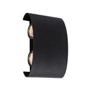 Fantas Kinkiet zewnętrzny i wewnętrzny LED, 4 źródła x 1 W, IP65, metaliczny, czarny, 3000 K