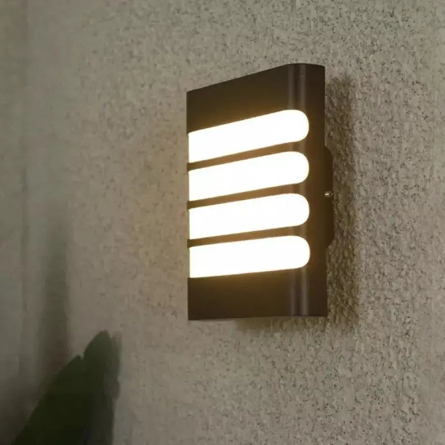 Kinkiet zewnętrzny Raisa, 18W, 6000K, czarny