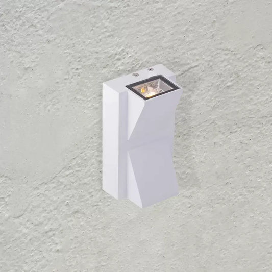 Szkarłatna lampa ścienna zewnętrzna, 6W, biała, 3000K
