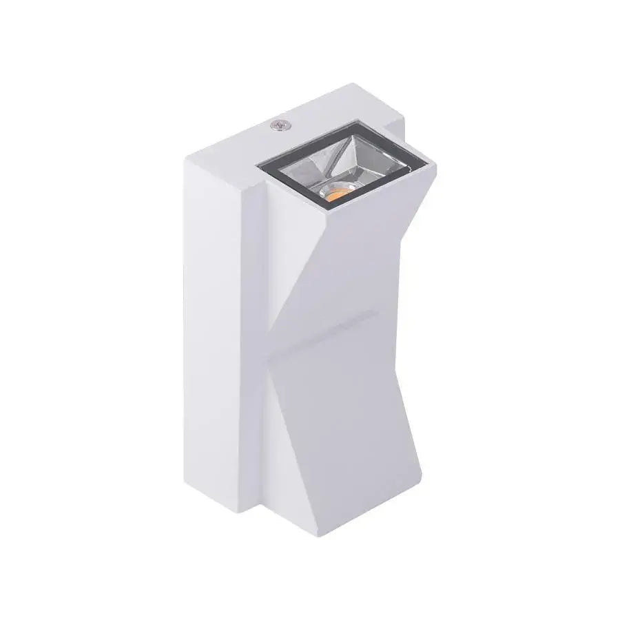 Szkarłatna lampa ścienna zewnętrzna, 6W, biała, 3000K