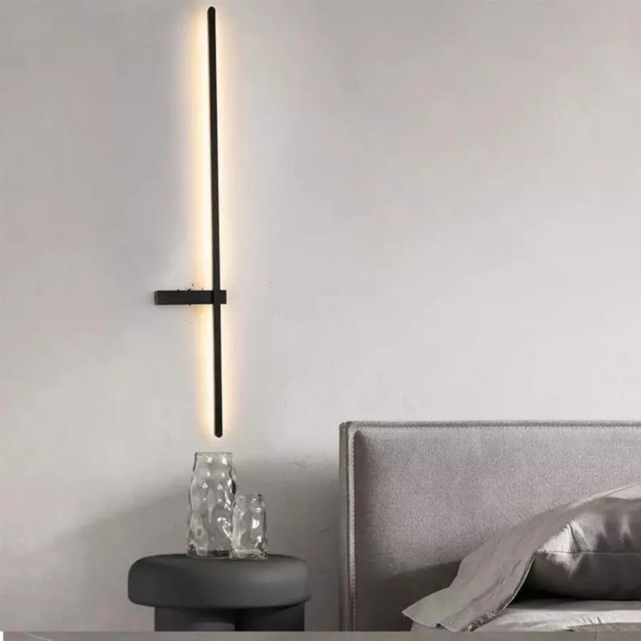 Lampa LED Akasma 48W, Krzem i Metal, Czarna