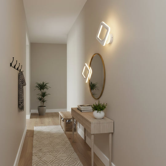 Kinkiet LED Akila, 15 W, biały, światło zimne/ciepłe/neutralne Kinkiety wewnętrzne Tytuł domyślny Alessandro Design