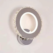 Samy Crystal LED Kinkiet 34W Srebrny