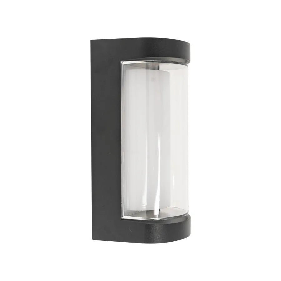 Han Outdoor LED Kinkiet, 12W, Metal, Czarny