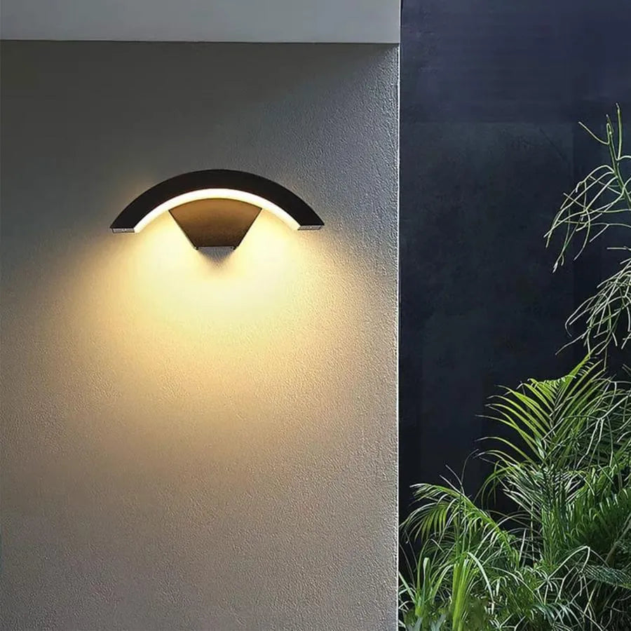 Lampa zewnętrzna LED Harera, 12W, metalowa, czarna