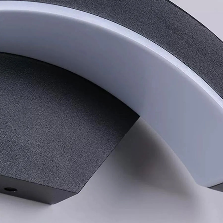 Lampa zewnętrzna LED Harera, 12W, metalowa, czarna