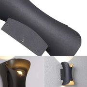 Heba Outdoor LED Wall Light, 10W IP65, Metal, Czarny