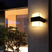 Lampa ścienna zewnętrzna LED Kennedy 12W czarno-biała