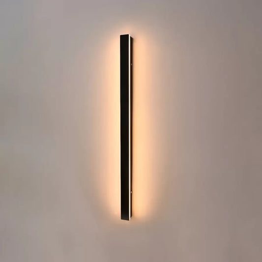 Saul 25W Zewnętrzna lampa ścienna LED Czarno-biała