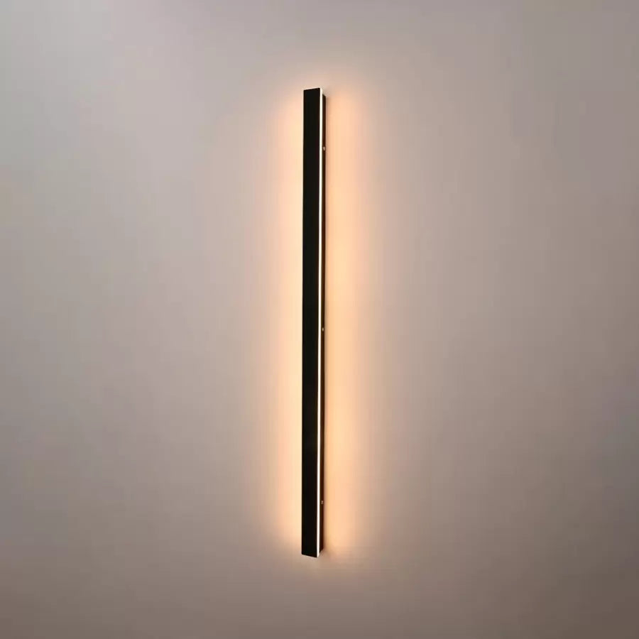 Sean 32W Zewnętrzna lampa ścienna LED Czarno-biała