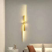 Lampa ścienna LED Gavin 18W biało-złota