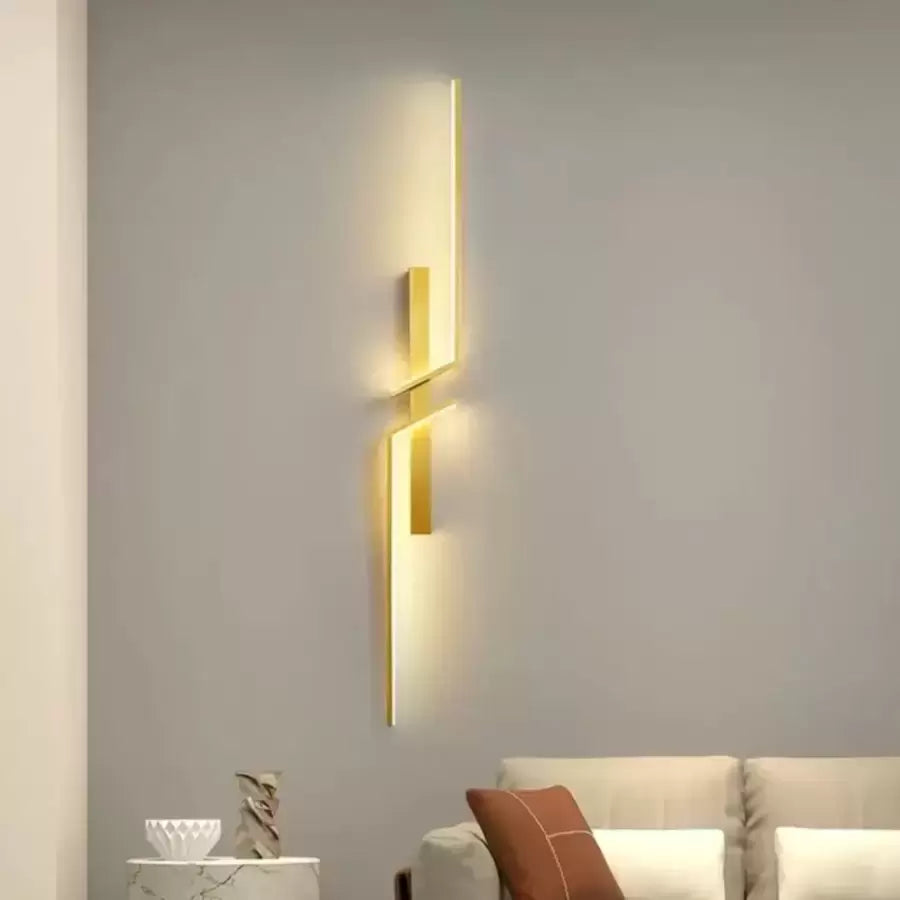 Lampa ścienna LED Gavin 18W biało-złota