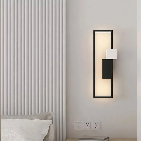 Gizeh LED Kinkiet 17W, Czarny