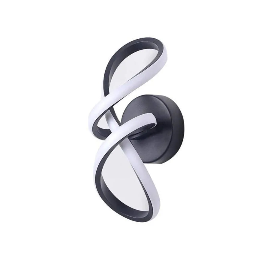 Isaura LED Kinkiet 23W Czarny Biały