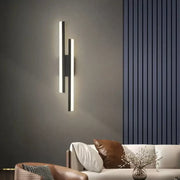 Lampa ścienna LED Lyra, 18 W, akrylowa, czarno-biała