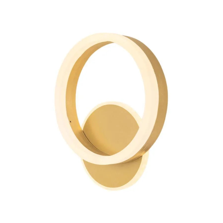 Lampa ścienna LED Manara, 24 W, złota, zimne/ciepłe/neutralne światło