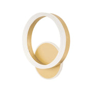 Lampa ścienna LED Manara, 24 W, złota, zimne/ciepłe/neutralne światło