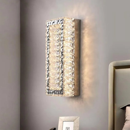 Lampa LED Crystal Mefisto 24W Srebrna
