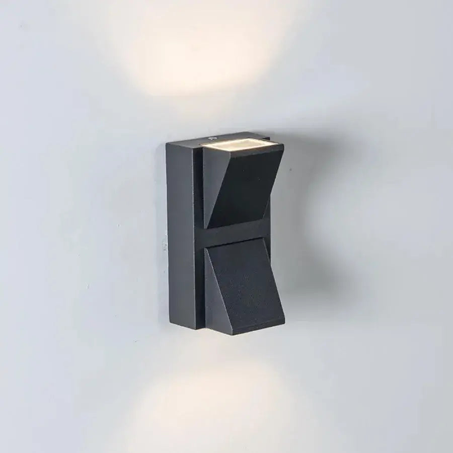 Zewnętrzna lampa ścienna Scarlet LED, 6 W, czarna, 3000 K