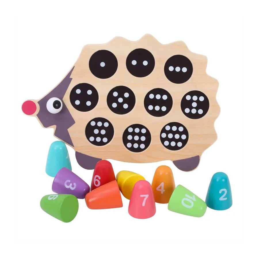 Gra polegająca na dopasowywaniu liczb „Jeż”