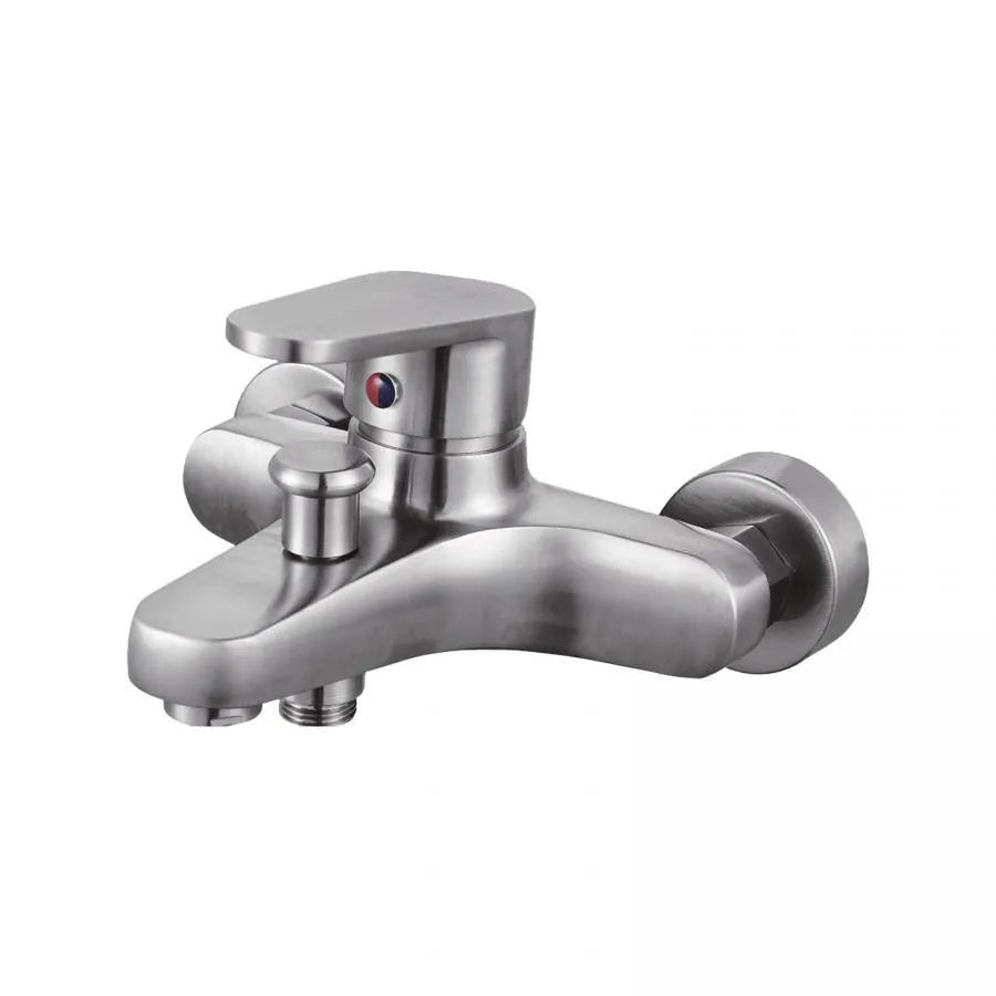 Bateria łazienkowa, stal nierdzewna SUS304, wykończenie satynowe, LY007