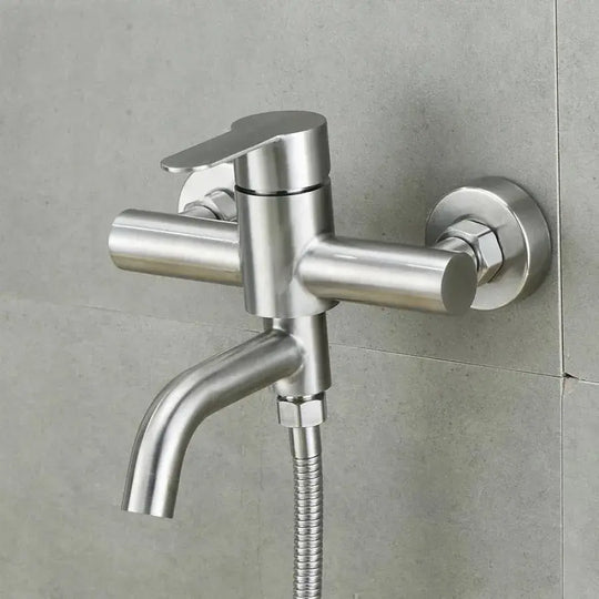 Bateria łazienkowa, stal nierdzewna SUS304, satyna, N/LY0C1 Baterie i kolumny prysznicowe Domyślny tytuł Alessandro Design