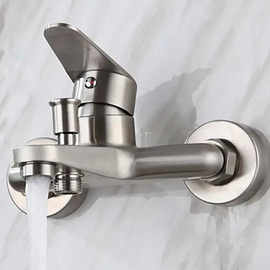 Bateria łazienkowa Premium, stal nierdzewna SUS304, wykończenie satynowe, YSQ/109