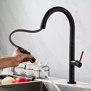 Bateria kuchenna, sanitarna, mosiądz, czarny, CF1035/B