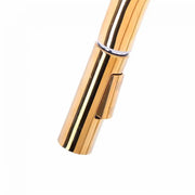 Bateria kuchenna z wyciąganą wylewką prysznicową, mosiądz sanitarny, złoty, CF2043