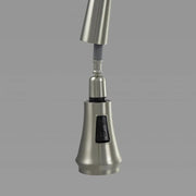 Bateria kuchenna z wyciąganą wylewką, mosiądz sanitarny, chrom, W054