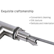 Bateria kuchenna z wyciąganą wylewką, stal nierdzewna SUS304, wykończenie satynowe, CF018