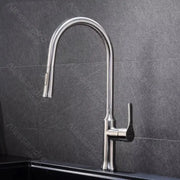 Bateria kuchenna z wyciąganą wylewką, stal nierdzewna SUS304, wykończenie satynowe, CF023