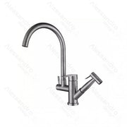 Bateria kuchenna z wyciąganą wylewką, stal nierdzewna SUS304, wykończenie satynowe, CF034