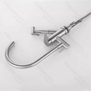 Bateria kuchenna z wyciąganą wylewką, stal nierdzewna SUS304, wykończenie satynowe, CF034