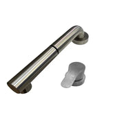 Bateria kuchenna z wyciąganą wylewką prysznicową stal nierdzewna srebrna YSQ/106