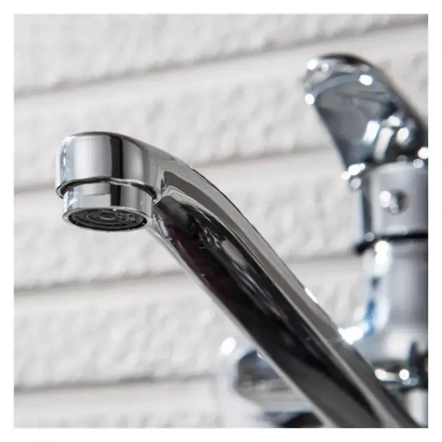 Bateria kuchenna z obrotową wylewką, stop, chrom, PM025