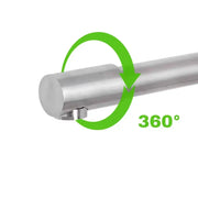 Bateria kuchenna z obrotową wylewką, Jednouchwytowa, Stal nierdzewna SUS304, Wykończenie satynowe, CF003