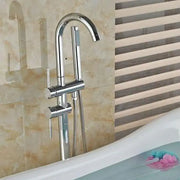 Bateria stojąca z okrągłą ramką, mosiądz sanitarny, chrom, CF2032