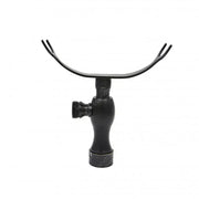 Bateria natryskowa z prysznicem ręcznym i wężem, mosiądz sanitarny, czarny, OD/2048