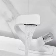 Bateria umywalkowa, mosiądz sanitarny, biały, OD/2058