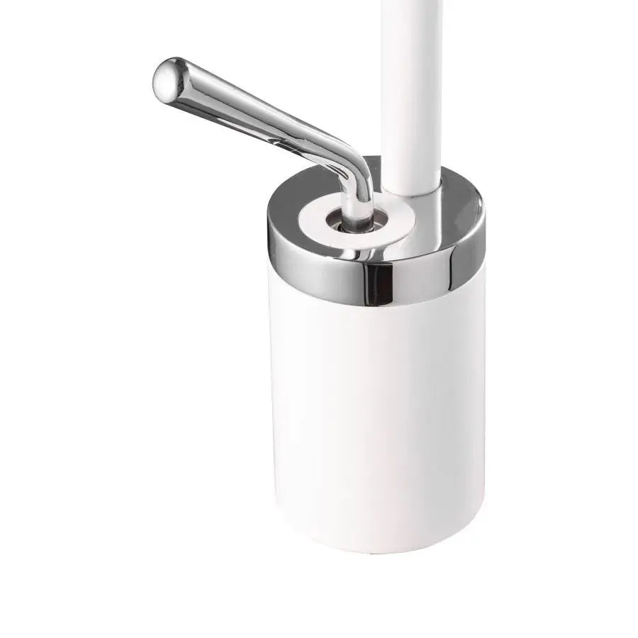 Bateria umywalkowa, sanitarna, mosiądz, biała, WZY/326/B